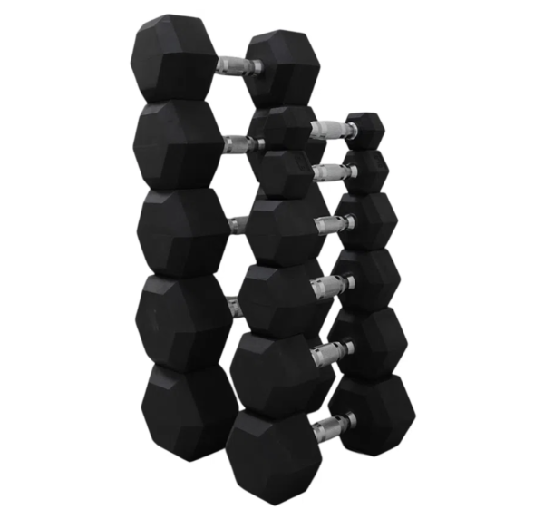 Set de Mancuernas Hexagonales sin Rack